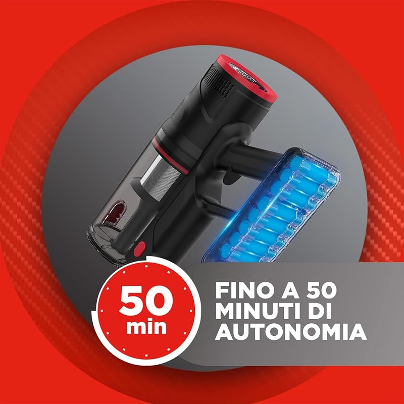 Forzaspira ActiveFlex SR350, Scopa Elettrica Ricaricabile Senza Fili
