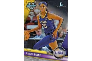 GENERIC 2023-24 Bowman University Chrome Basketball #49 Angel Reese Pre-Rookie Card LSU - 1st Bowman Chrome Card
