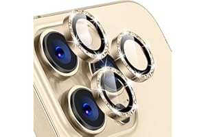 Tensea Camera Lens Protector Compatible for iPhone 16 Pro Max/16 Pro/14 Pro Max/14 Pro, Metal Aluminum Alloy Tempered Glass Cover Camera Screen Protector Accessories, Case Friendly