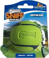 Chuckit! Sniff Peanut Butter Scented Dog Fetch Ball Medium