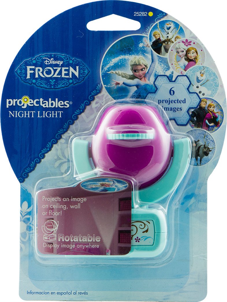 New Projector Night Light Disney Frozen Bed Room Kid 6 LED Plug Baby