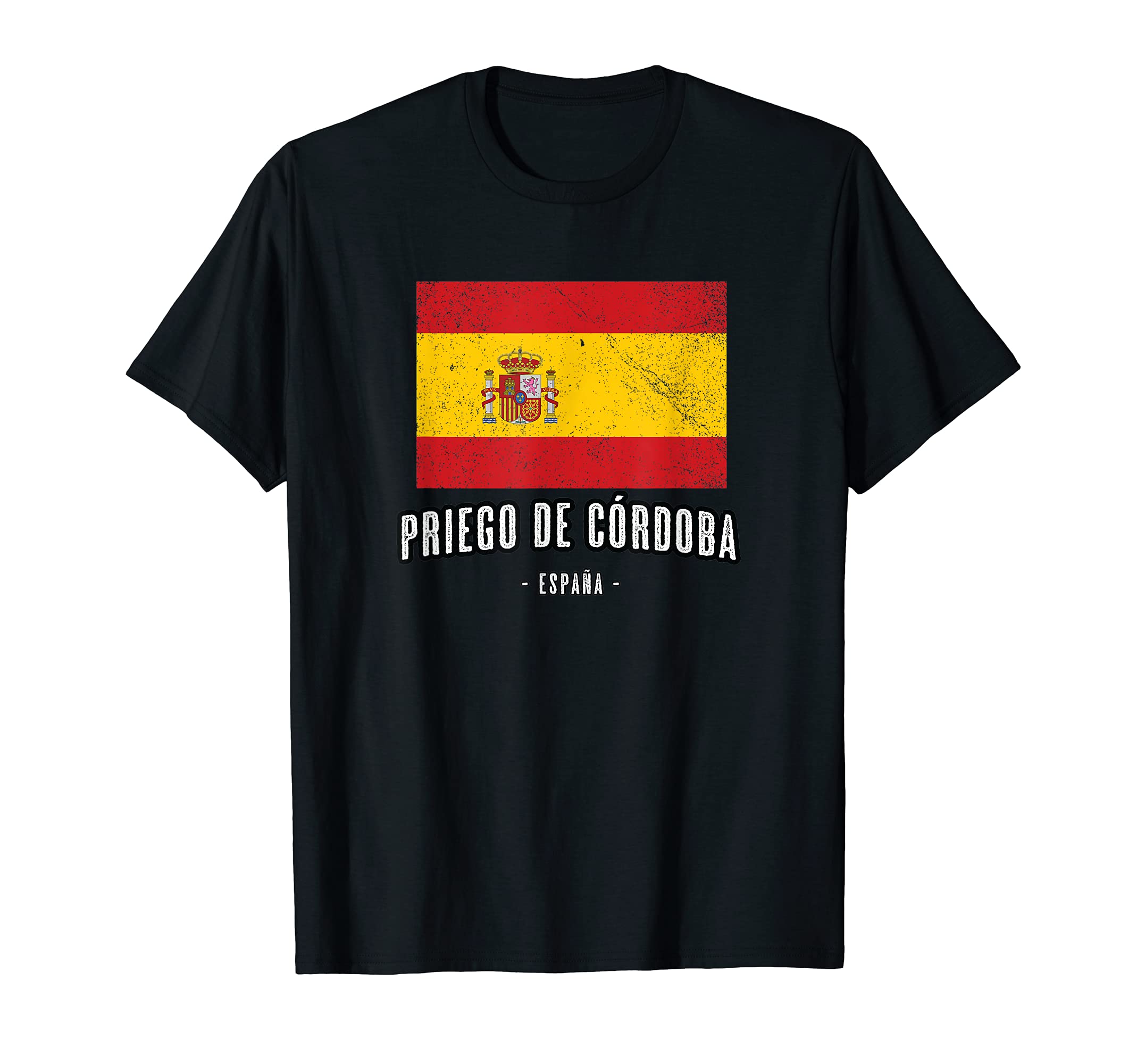 Priego de Córdoba Spain | ES Flag, City - Bandera Ropa - T-Shirt