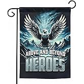 FLAGMEUP8386 Air Force Garden Flag 12x18 Inch - Double-Sided Military Veteran Outdoor Decor with Bald Eagle Design - Patriotic Tribute for Army, Airmen & Heroes