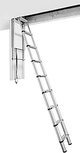 telescopic loft ladder amazon