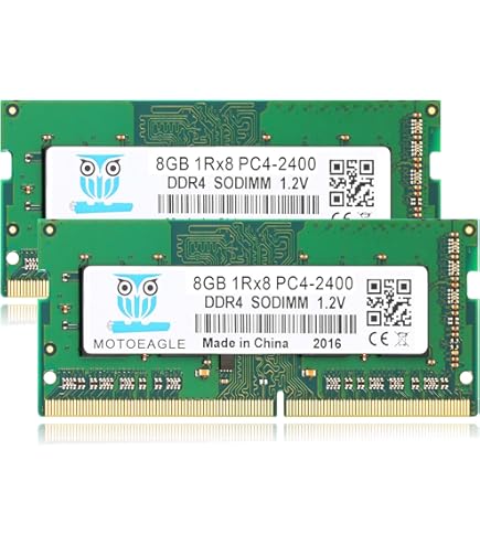 8GB DDR4 RAM 2400MHz SO-DIMM PC4-19200 DDR4-2400T CL17 Non-ECC