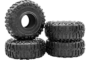 RXZIXYL RC Car 2.2Inch Rubber Tyre 150X65mm 2.2 Wheel Tires Set for 1/10 RC Crawler Wraith RR10 RBX10 Capra SCX10 Jeep Wrangler