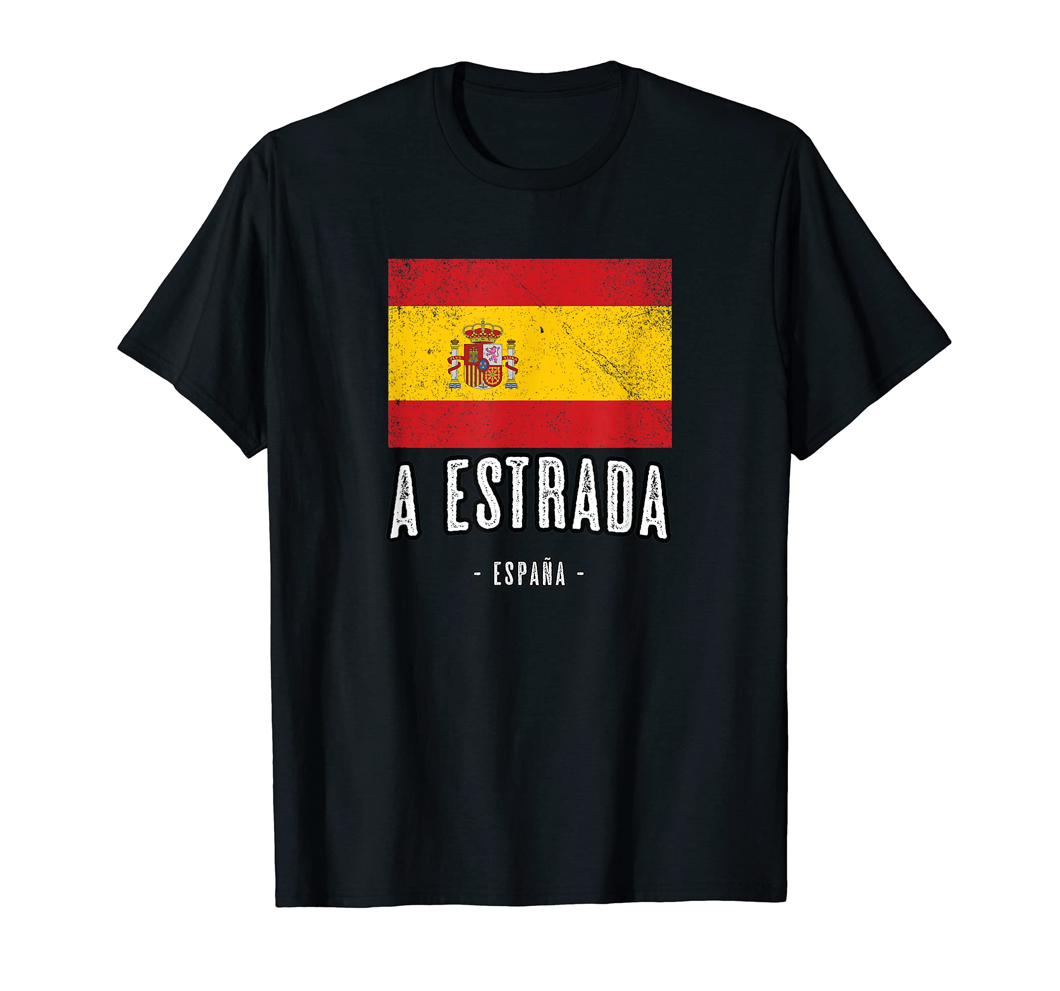 A Estrada Spain | ES Flag, City - Bandera Ropa - T-Shirt