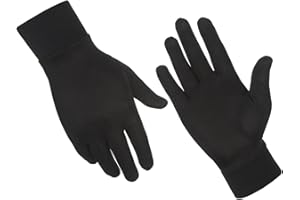 ALASKA BEAR - Natural Silk Liner Gloves Unisex
