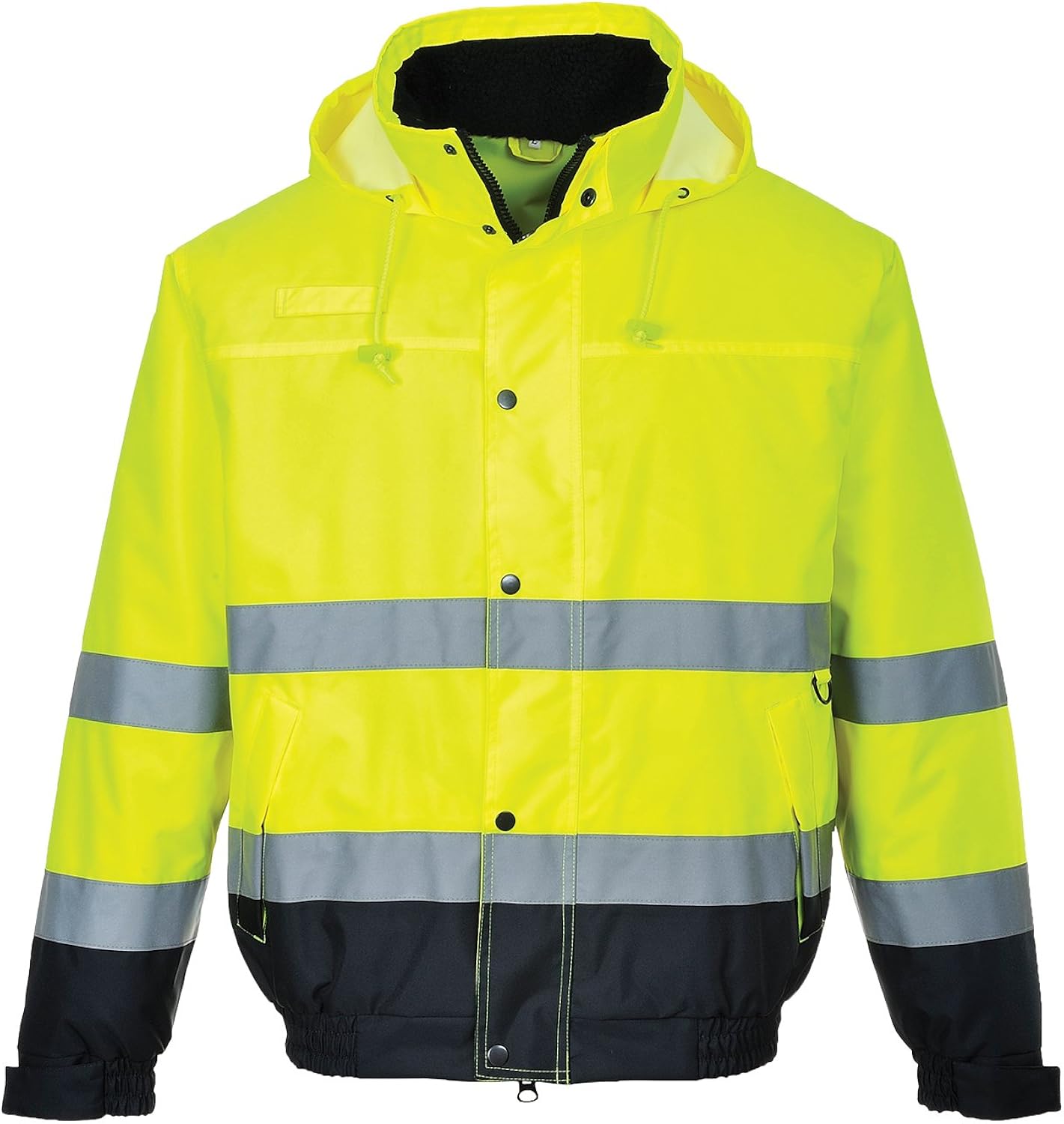 Portwest HI VIS 2Tone Safety Bomber Jacket High Visibility Workwear S