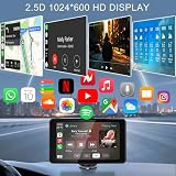 Aonerex Wireless CarPlay Android Auto 7" Touch Screen with Rear Camera view 4