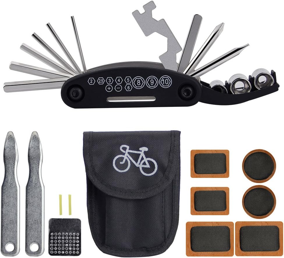 Kit Réparation Chaîne Vélo Kikuo - Pour 6/7/8 Vitesses, Maillons 1/2x3/32, Multifonction