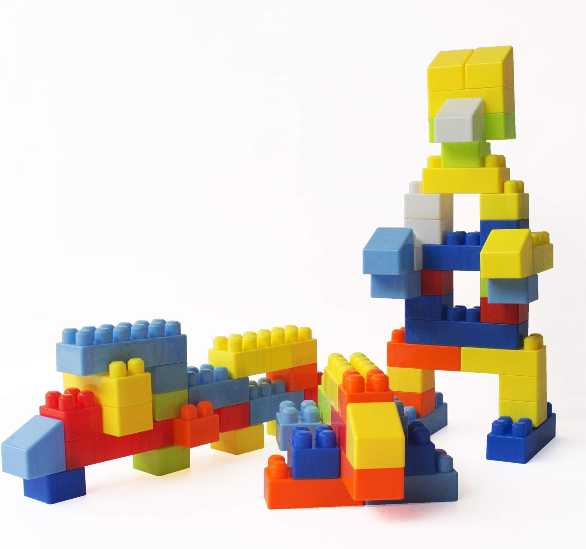 ToysCentral Building Blocks for Kids, 120 Pcs Toy Bricks, Comes in a Big Toy Storage Box, Multicolour