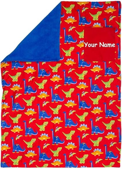 blanket with name all over