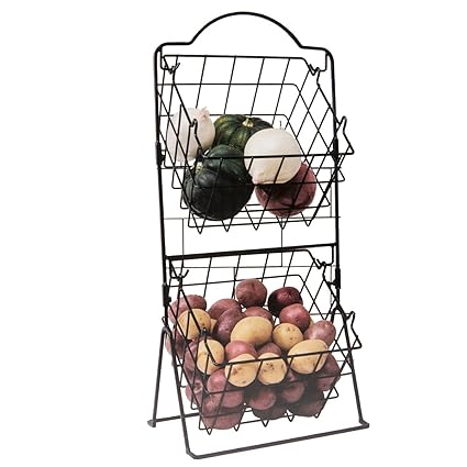 Amazon Com Cobble Creek Wire Baskets Display Countertop