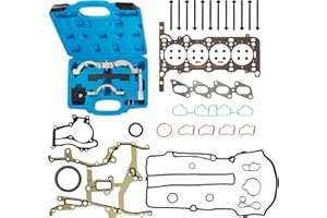 1.4 Engine Head Gasket Set & Bolts w/Turbo Engine Timing Tool Kit Fit For Chevrolet Cruze Trax Sonic 1.4L Gas DOHC VIN-B C 9 