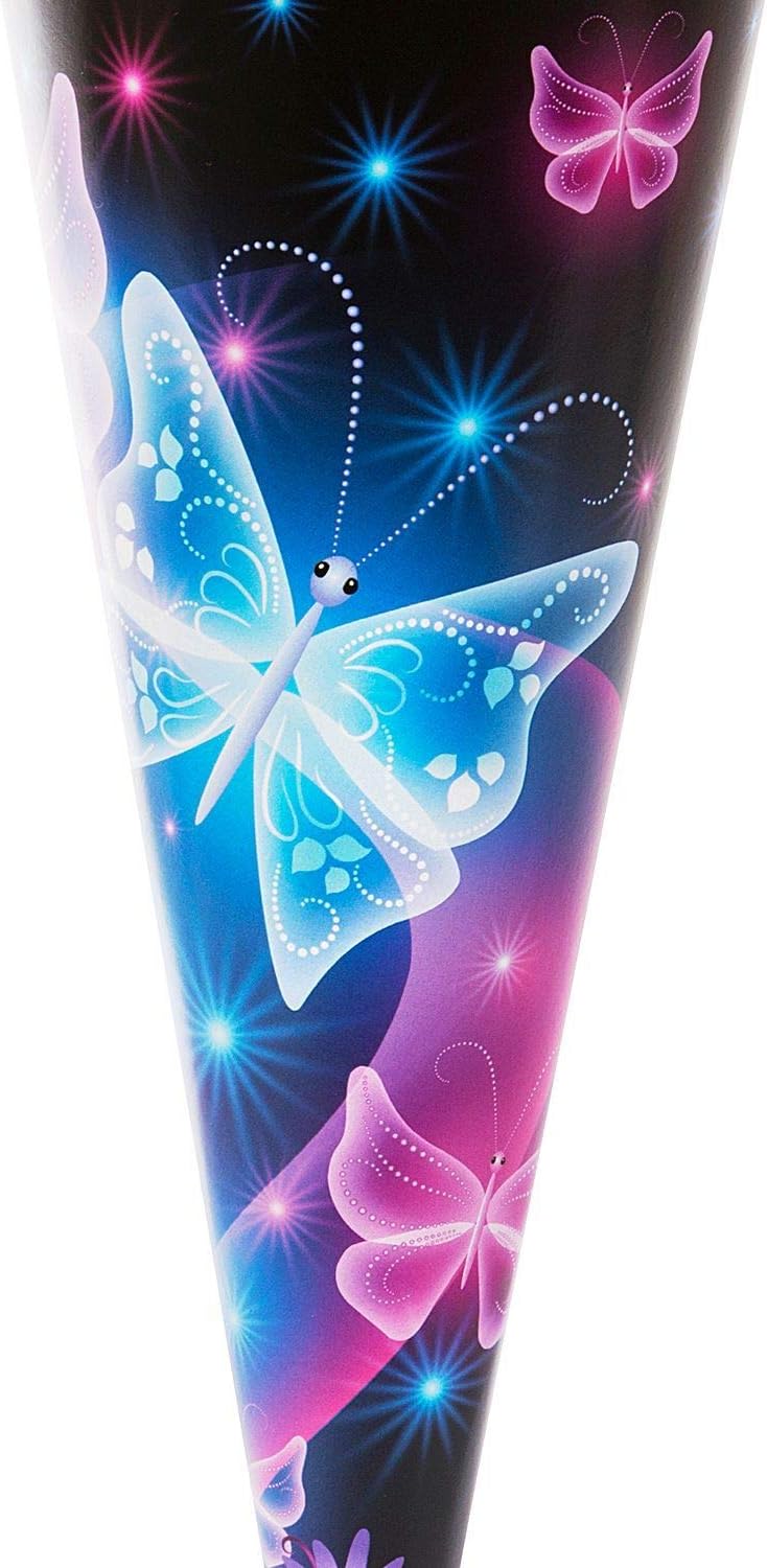 goldbuch 93062 Sibling School Cone with Butterfly Motif, Sugar Cone 35 cm - Image 5