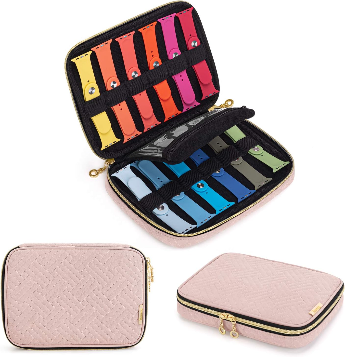 Teamoy Watch Strap Storage Case Holds 12pcs Watch Straps