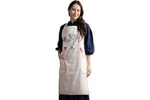 Maison d' Hermine 100% Cotton Kitchen Apron with an Adjustable Neck with Long Ties for Women Men Chef, 09 - Birdies on Wire, 