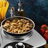 CUSIMAX Double Hot Plate 2500W Two Burner Portable Cooktop Stainless Steel view 7
