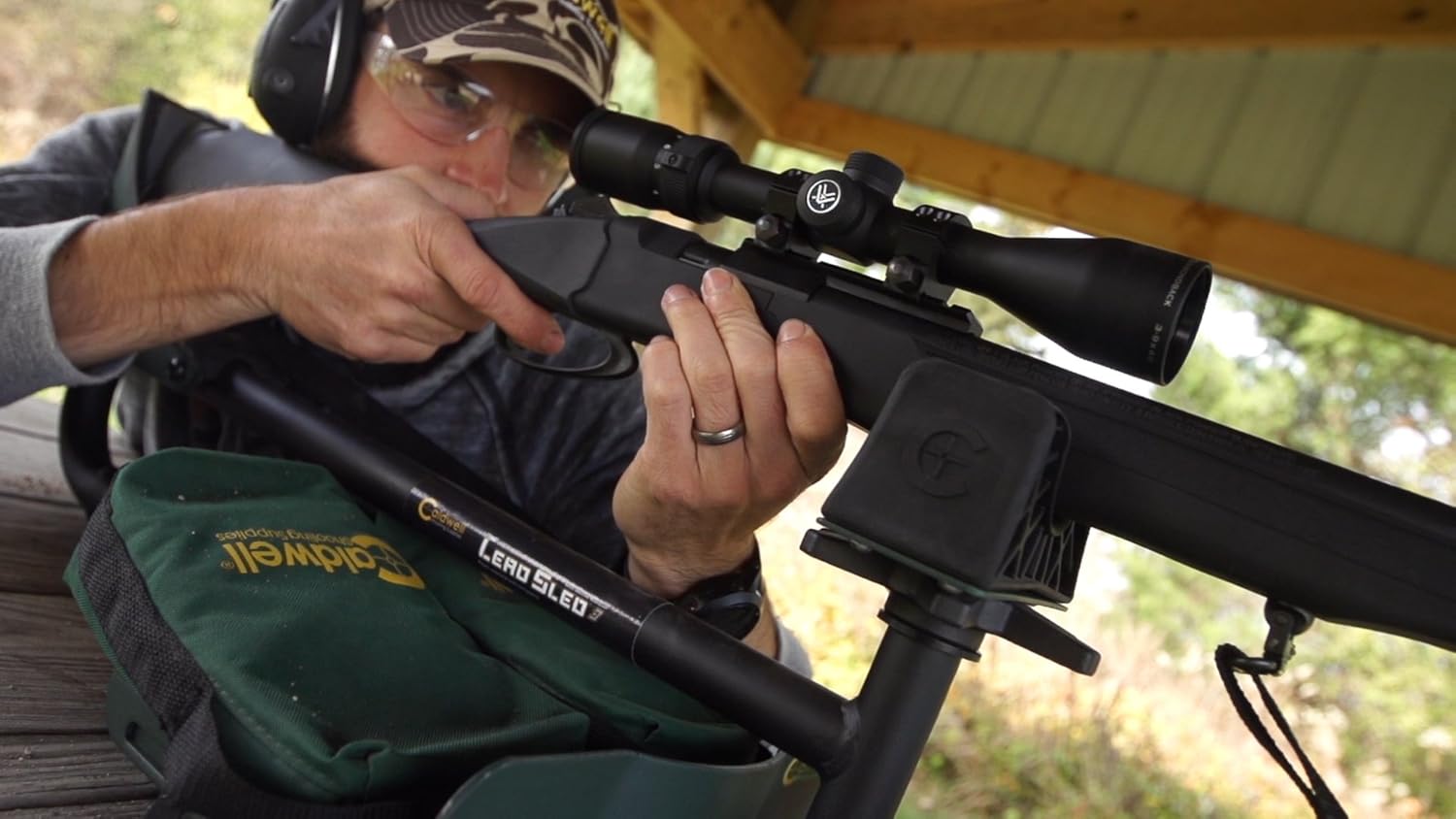 Caldwell Lead Sled 3 Adjustable Ambidextrous Recoil Reducing Rifle Shooting Rest for Outdoor Range : Sports & Outdoors