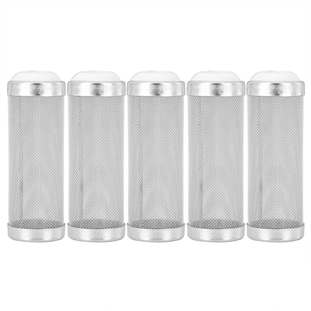Fdit 5 pcs Aquarium Filter Inflow Inlet Mesh Cylinder Inlet Filter Cover Pre-Filter for Shrimp and Fish Tank Aquarium(16mm)