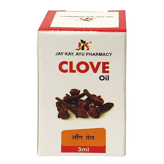 JAY KAY Clove Oil For Hair Care, Acne and Toothache - 3 ml