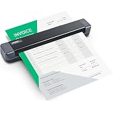 Plustek Mobile Scanner S410 Plus - Compact Portable Document Sheet-Fed | Support Windows 7 / 8 / 10 / 11, Featuring Button-Free Scanning with Included OCR Software. USB Powered