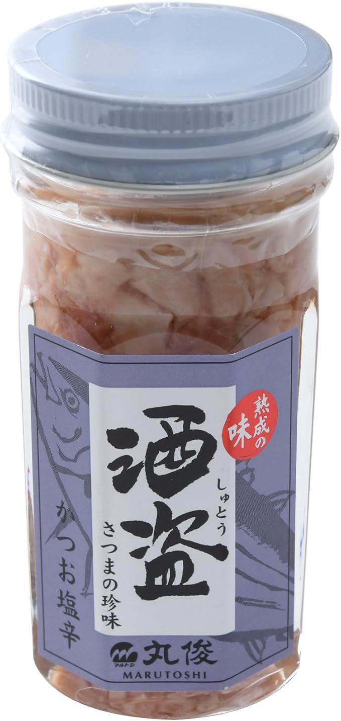 Amazon 丸俊 かつお塩辛 酒盗 80g 丸俊 塩辛 珍味 通販