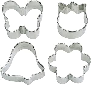 Wilton Fondant Garden Shapes Cut Outs, Set of 4