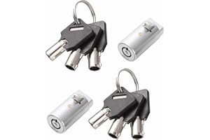 ABuff 2 Pack High Security Vending Locks and Keys (Keyed Different), Soda Lock for Coke, Pepsi, Snack, Candy Machines