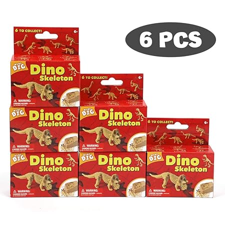 Dr. Daz Ausgrabungsset Dinosaurier Skelett Spielzeug T-Rex Brachiosaurus Parasaurolophus Stegosaurus Triceratops Diplodocus D