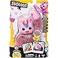Little Live Pets Hug n' Hang Zoogooz - Uoolla Unicorn. Interactive Electronic Squishy Stretchy Toy Pet with 70+ Sounds & Reactions. Stretch, Squish & Link Their Hands. Display Them & Hang Them Around