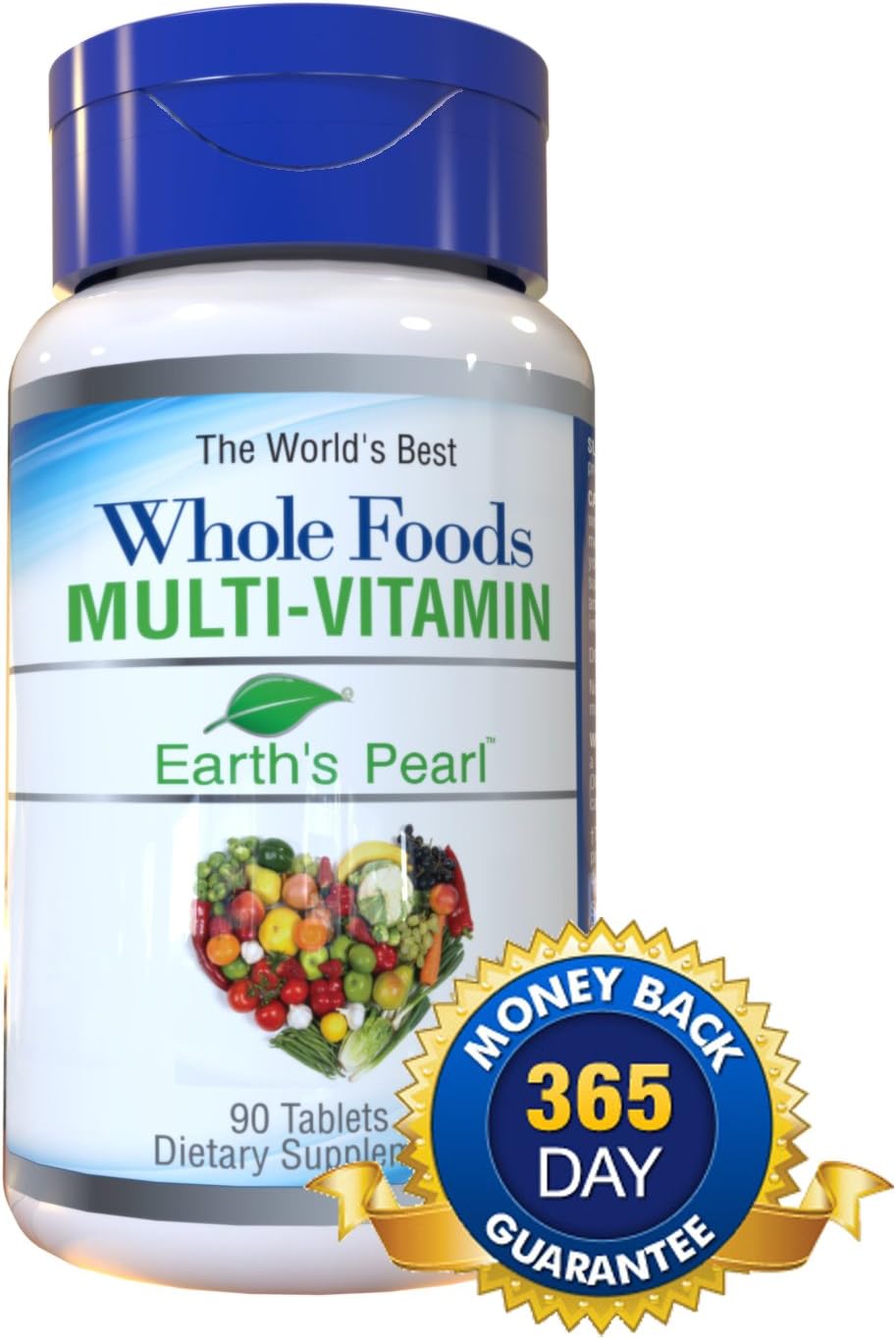 Vegan Whole Foods Multivitamin with Probiotics and Digestive Enzymes for Women, Men, Teens 90