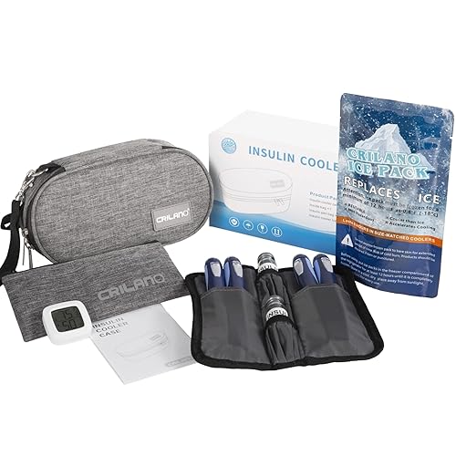 Insulin Cooler Travel case, Diabetics Insulated Bag Sets Medical