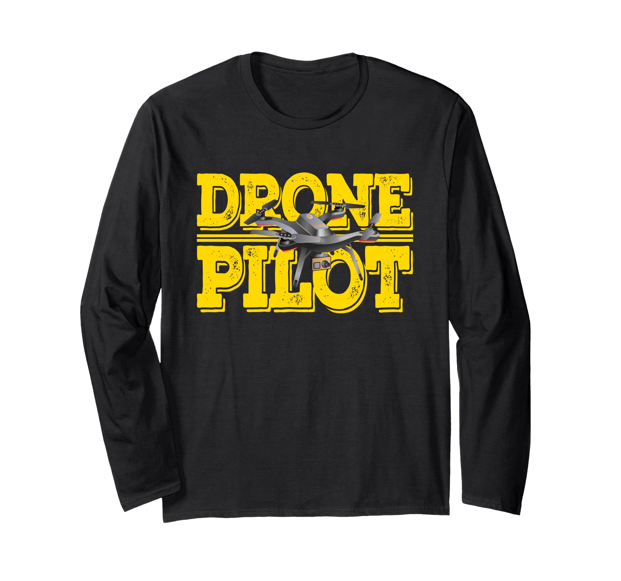 Drone Pilot RC Quadcopter Flyer Long Sleeve T-Shirt