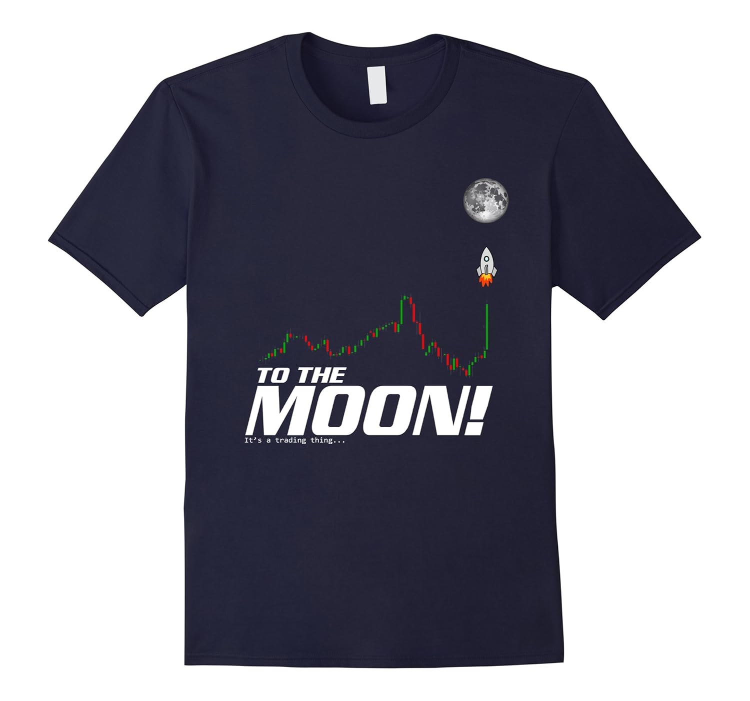 To The Moon ! Crypto Coins Trading T Shirt-Rose