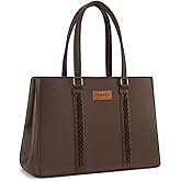 Montana West Wrangler Laptop Tote Bag for Women 15.6 Inch Computer Bag for Work Large Double Compartment Purse and Handbag