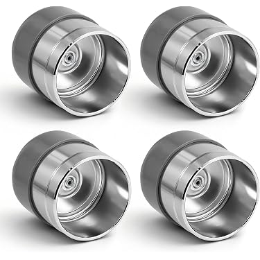 Pair Of Greasable Bearing Buddies For Trailer Wheels – Universal Fit For Boat, Horse Float, & Box Trailers (FYE013088)