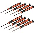 TEKPREM 8 in 1 Small Torx Screwdriver Set with T3 T4 T5 T6 T7 T8 T9 T10 Torx Security Bits,Complete Star Repair Kit for Apple,Macbook,Mac mini,Xbox one, Xbox360,PS3,PS4,PS5,Computer and Pocket Knives