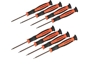 TEKPREM 8 in 1 Small Torx Screwdriver Set with T3 T4 T5 T6 T7 T8 T9 T10 Torx Security Bits,Complete Star Repair Kit for Apple,Macbook,Mac mini,Xbox one, Xbox360,PS3,PS4,PS5,Computer and Pocket Knives