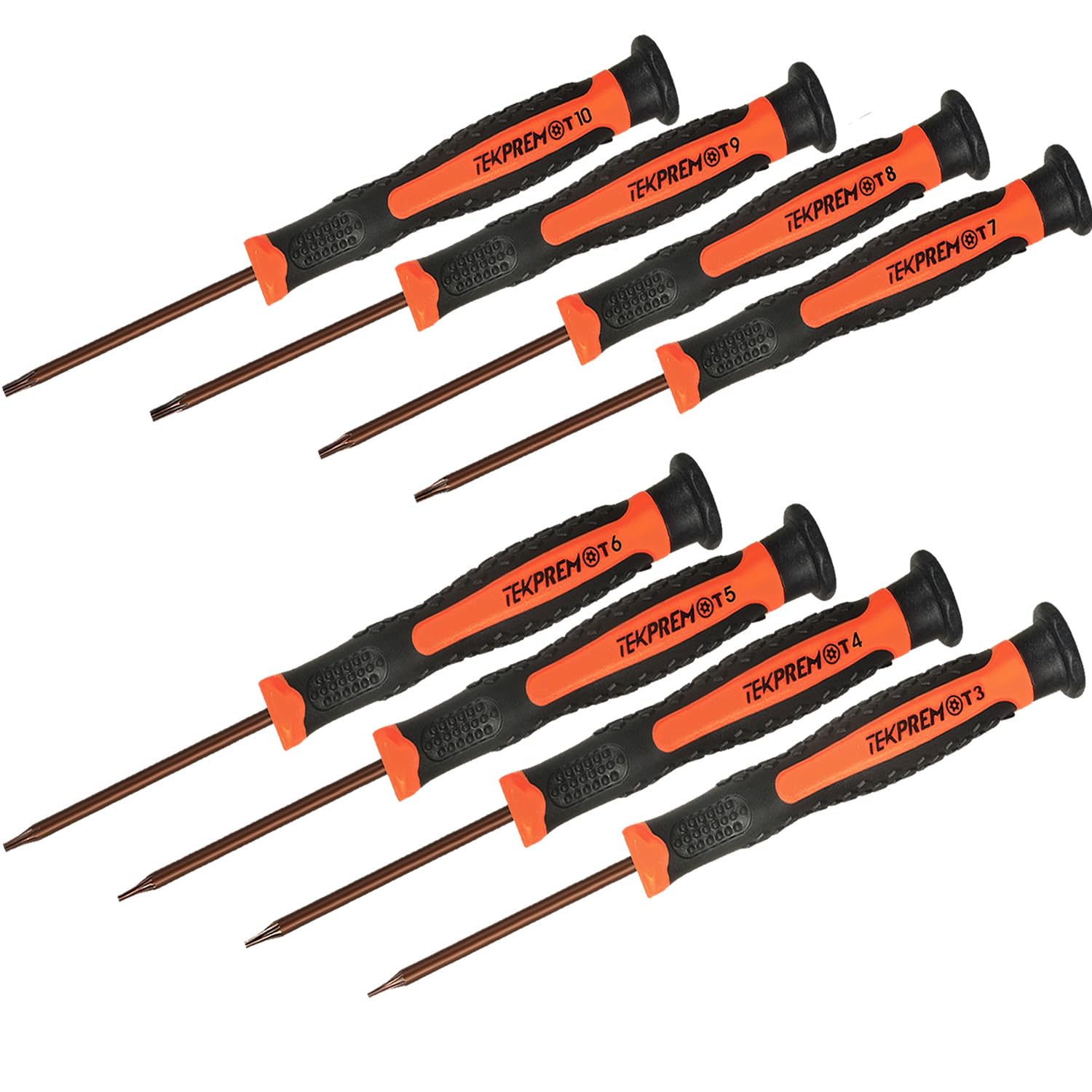 TEKPREM 8 in 1 Small Torx Screwdriver Set with T3