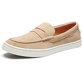 Go Tour Men's Suede Slip-On Loafer Casual Comfortable Shoes