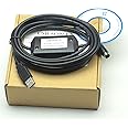 New PLC Programming USB-SC09-FX Cable for Mitsubishi MELSEC USB to RS422 Adapter