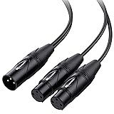 Cable Matters Balanced XLR Splitter Cable - 1.5ft