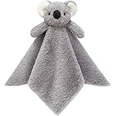 Doindute Baby Gray Koala Soft Stuffed Animal Security Blanket, Plush Koala Character Lovey Blanket, Baby Shower/Nursery Gift, Newborn Infant Toddler Snuggle Blankie for Girls Boys, 14 Inches