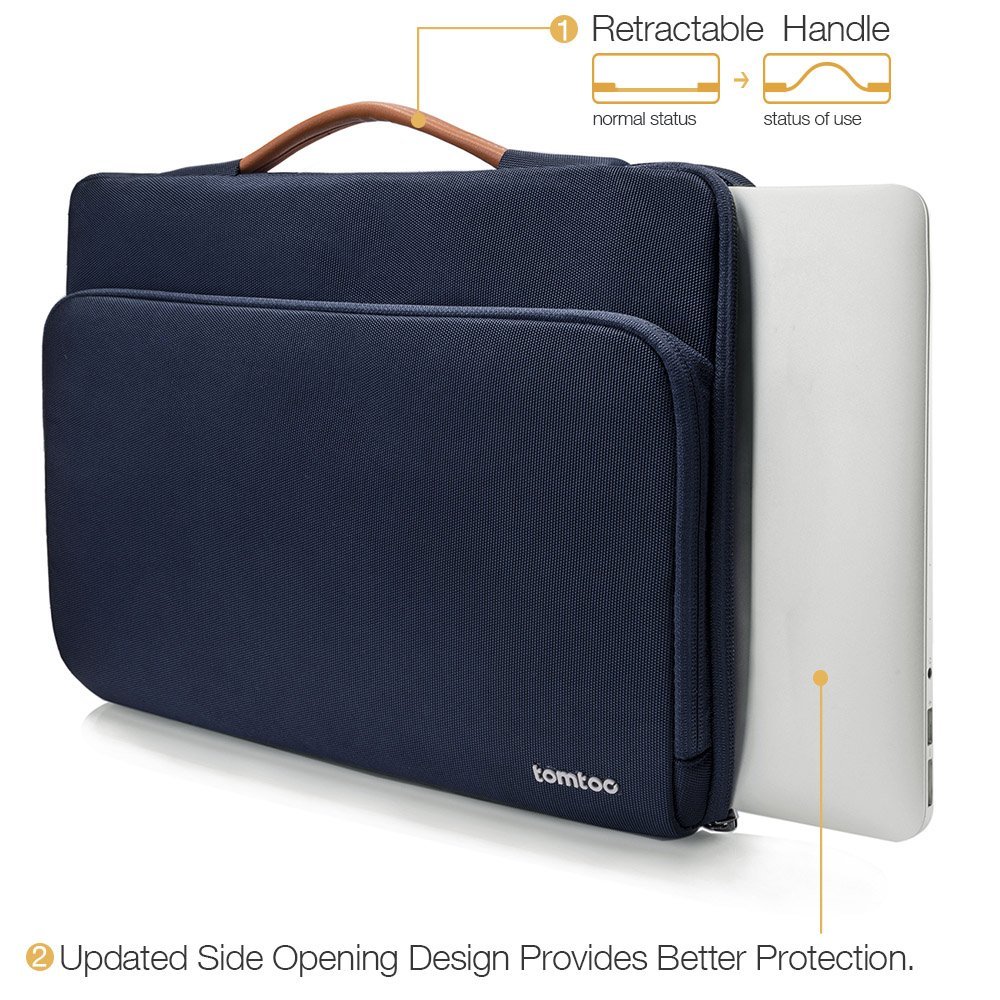 tomtoc 360 Protective Laptop Carrying Case for 12.3 Inch Surface Pro X