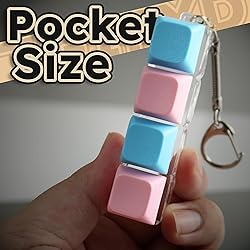 2 PCS Silent & Clicky Keyboard Fidget, Fidget