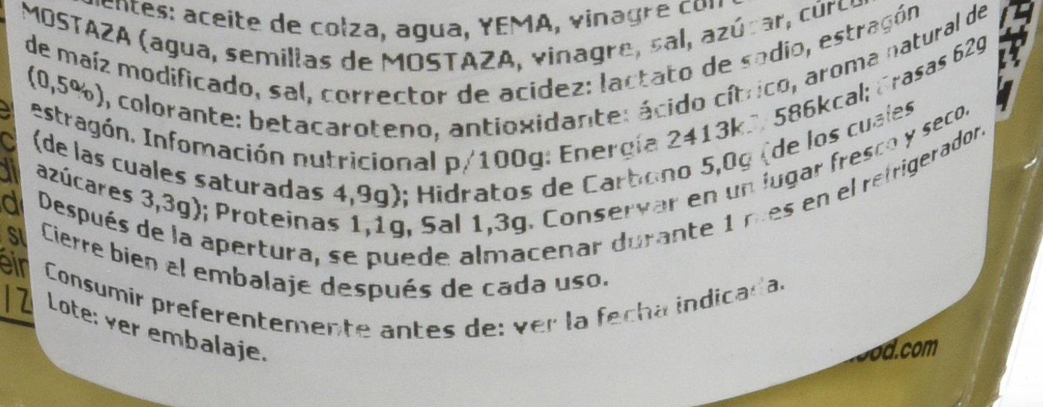 Didden Salsa Bearnesa - Paquete de 6 x 250 ml - Total: 1500 ml ...