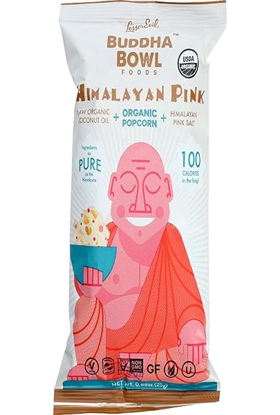 LESSER EVIL POPCORN – ORGANIC – HIMALAYAN PINK...