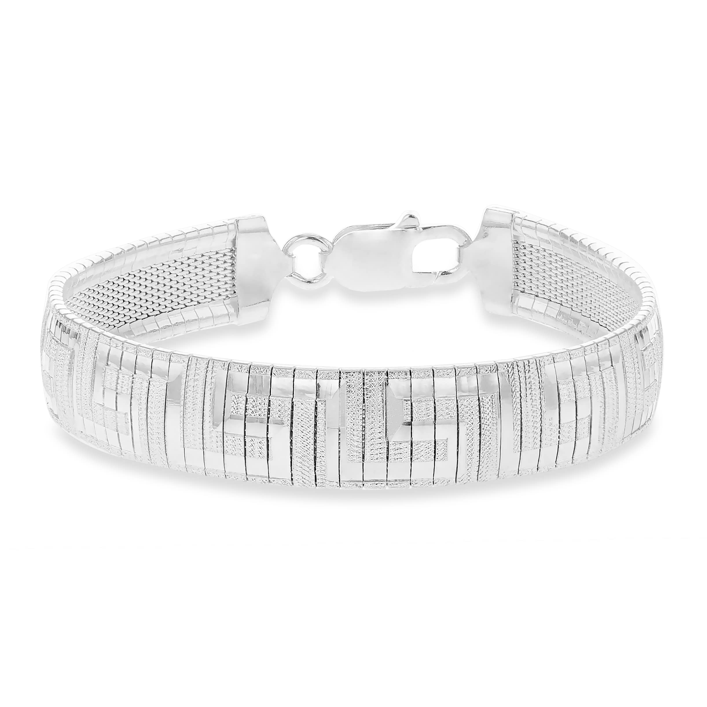 Tuscany Silver Women's Sterling Silver Grecian Style Cleopatra Bracelet of 19cm/7.5"